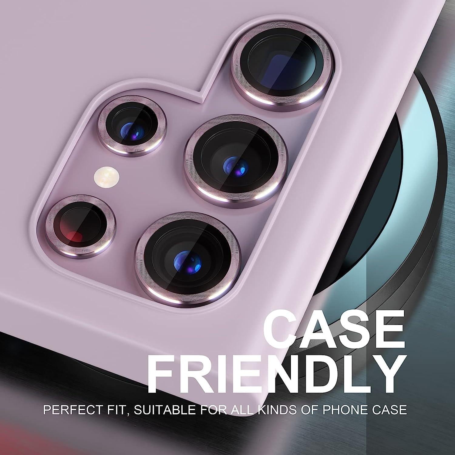 Burgundy Samsung S24 Ultra Kamera Linsskydd Generic