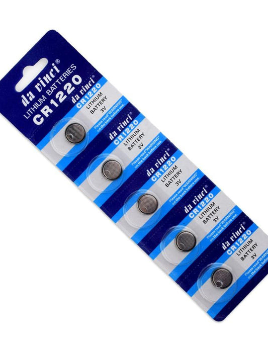 Litiumbatteri Batteri CR1220 3V 5st Generic