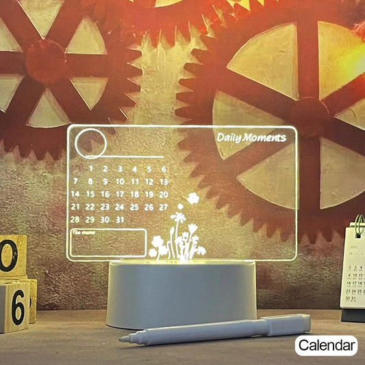 Kalender Anteckningstavla led ljus Generic
