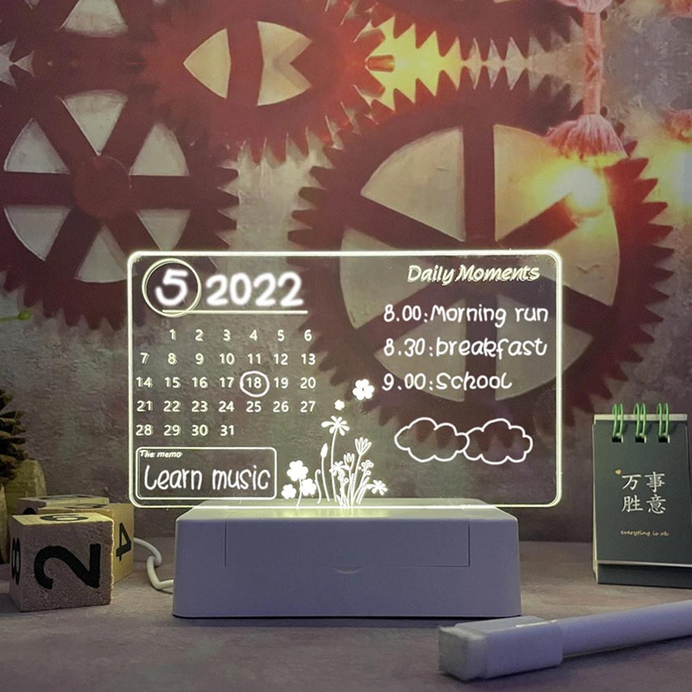 Kalender Anteckningstavla led ljus Generic