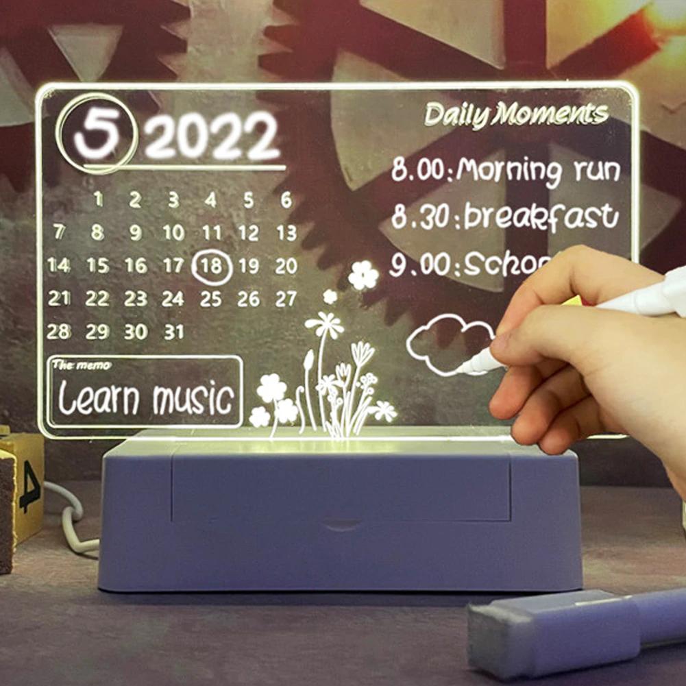 Kalender Anteckningstavla led ljus Generic