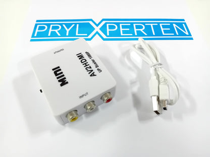 Composite RCA CVBS AV to HDMI converter adapter Generic