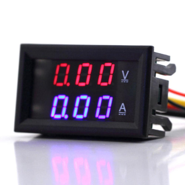 Voltmätare + Amperemätare DC 0-100V/10A Generic