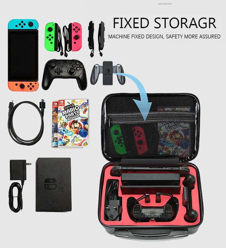 Deluxe Förvaringsväska, travel case kompatibel med Nintendo Switch Generic