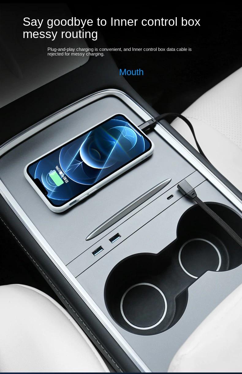 Dockningsstation för Tesla model 3/Y 2x USB - A 2X USB - C Generic