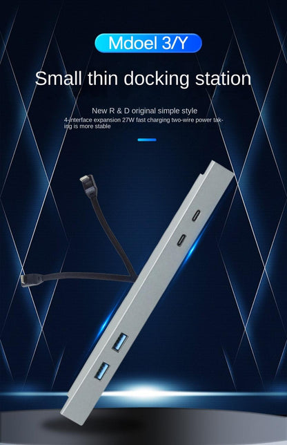 Dockningsstation för Tesla model 3/Y 2x USB - A 2X USB - C Generic
