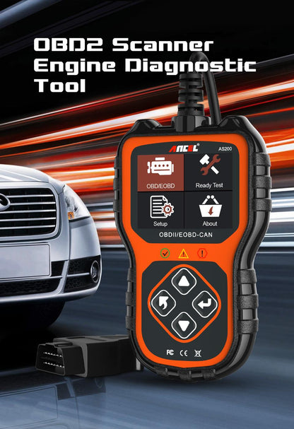 Felkodsläsare ANCEL AS200 OBD2 OBDII Generic