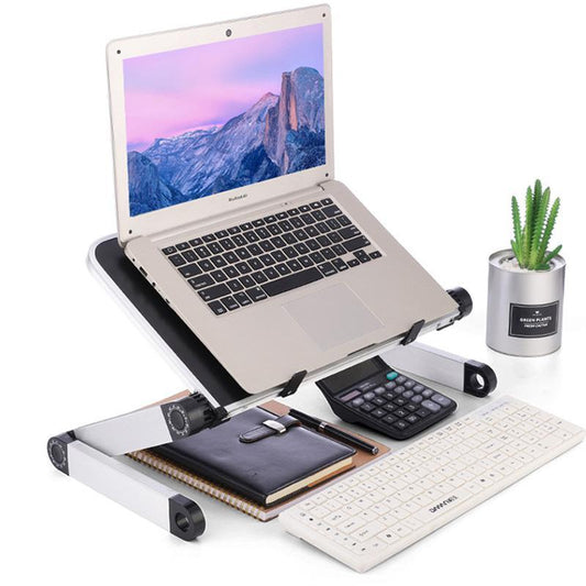 Hopfällbar Laptopbord, Aluminium ergonomisk stativ (vit) Generic