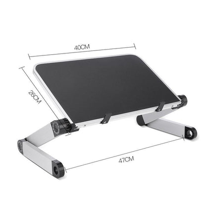 Hopfällbar Laptopbord, Aluminium ergonomisk stativ (vit) Generic