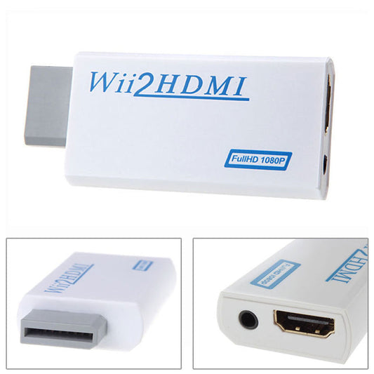 HDMI-adapter Kompatibel med Nintendo Wii Generic