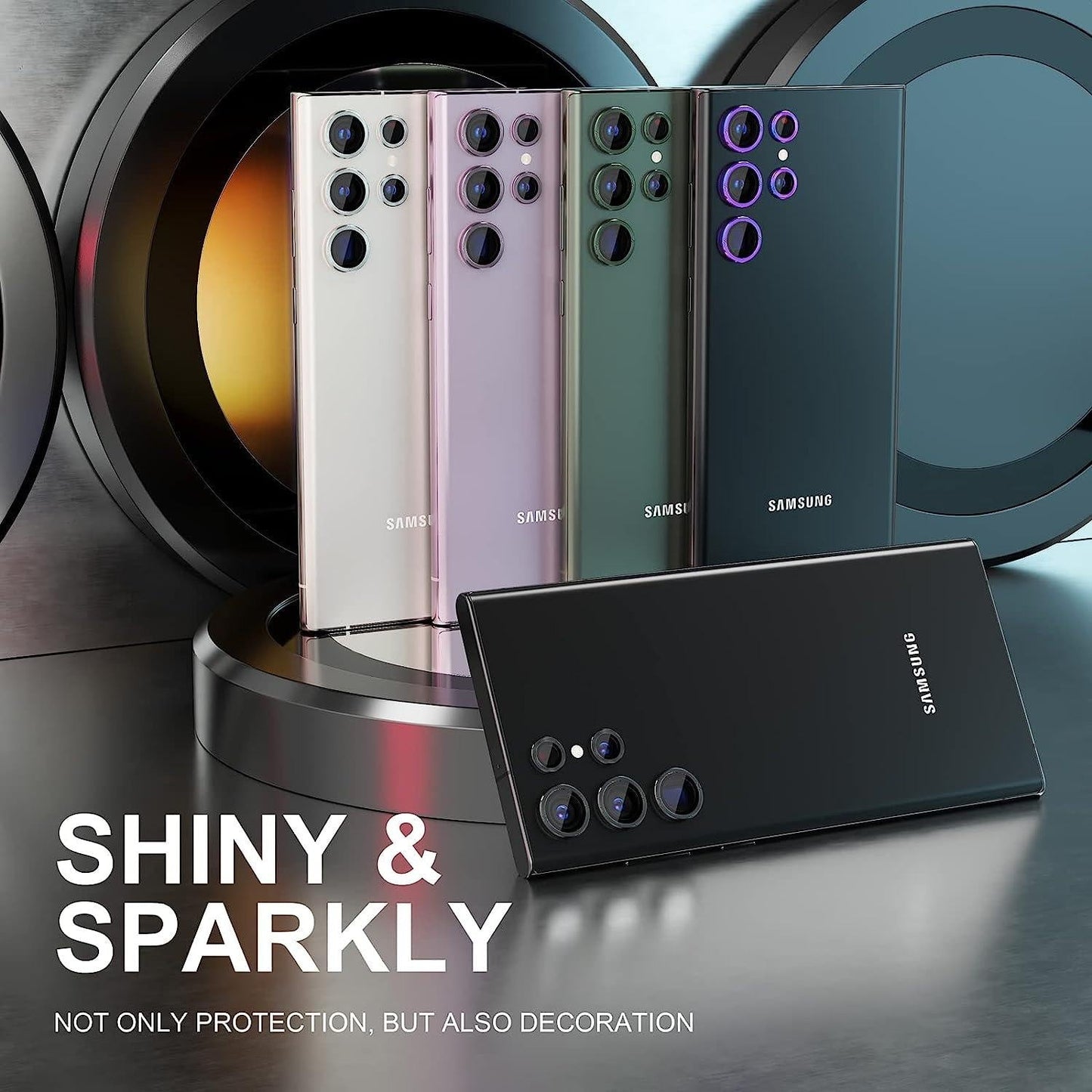 Grön Samsung S24 Ultra Kamera Linsskydd Generic