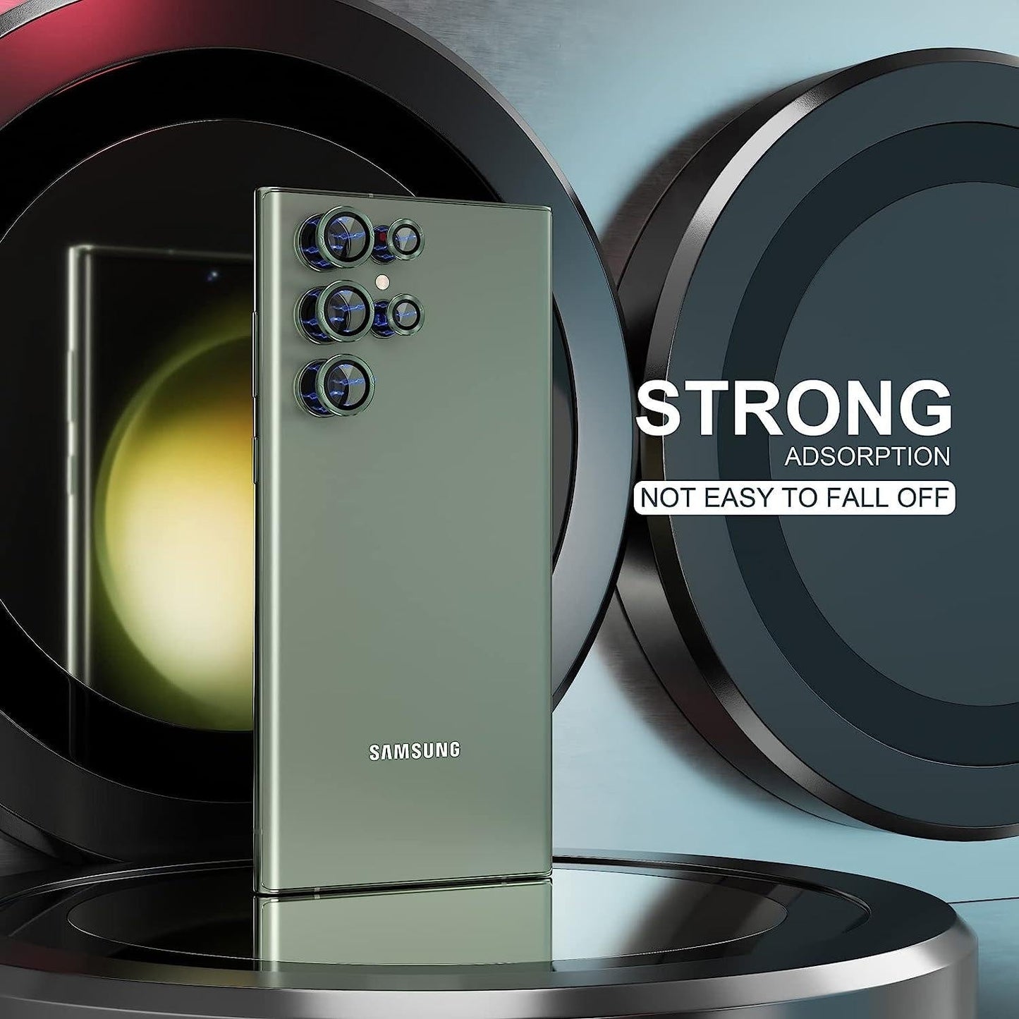 Grön Samsung S24 Ultra Kamera Linsskydd Generic