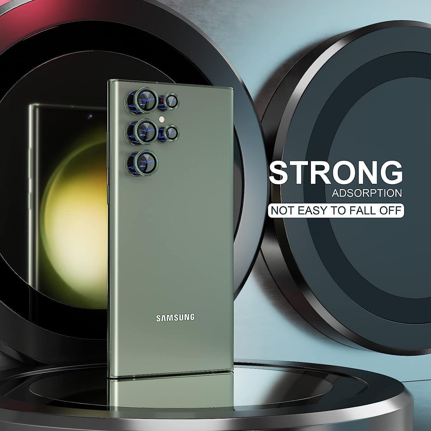 Grön Samsung S24 Ultra Kamera Linsskydd Generic