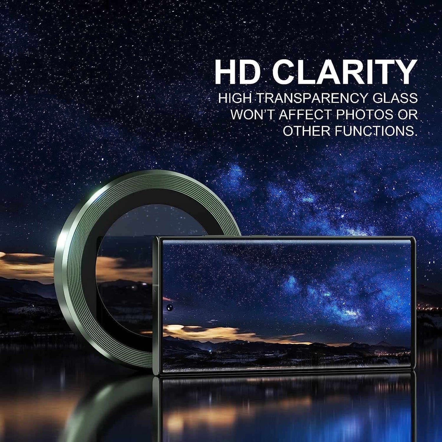 Grön Samsung S24 Ultra Kamera Linsskydd Generic