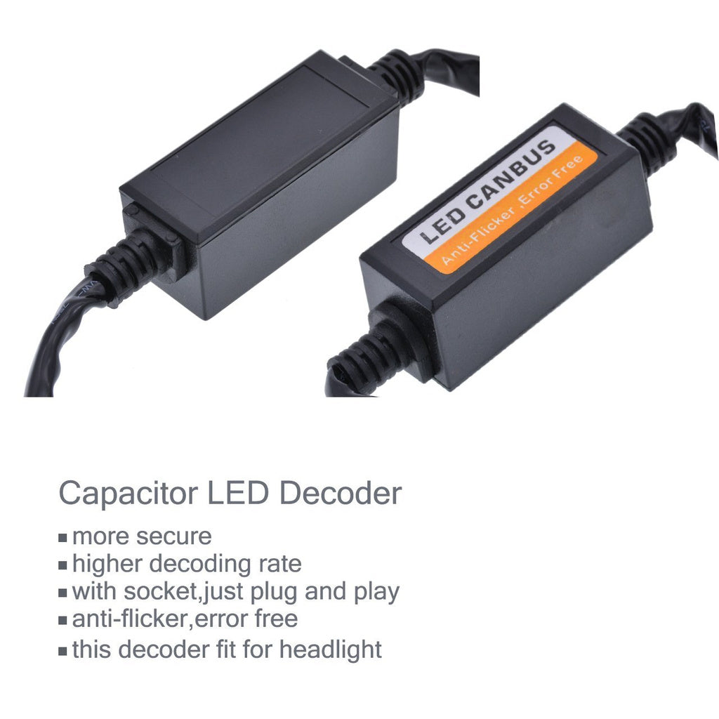 H7 LED Decoder Canbus Varning Headlight Canceller Generic
