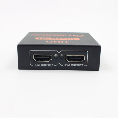 HDMI Splitter Switcher för 1 bildkälla till 2 bildvisare 4K Generic