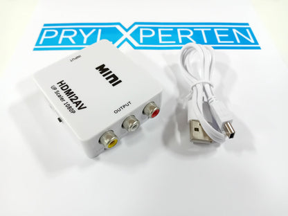 HDMI Till Composite RCA CVBS AV Converter Adapter Generic