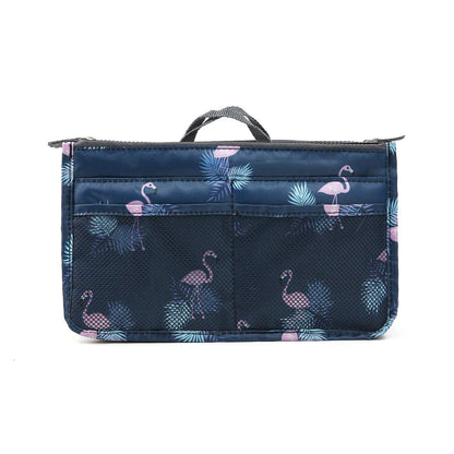 Bag in Bag Handväskinsats Väskinsats Flamingo Mörk Blå Generic