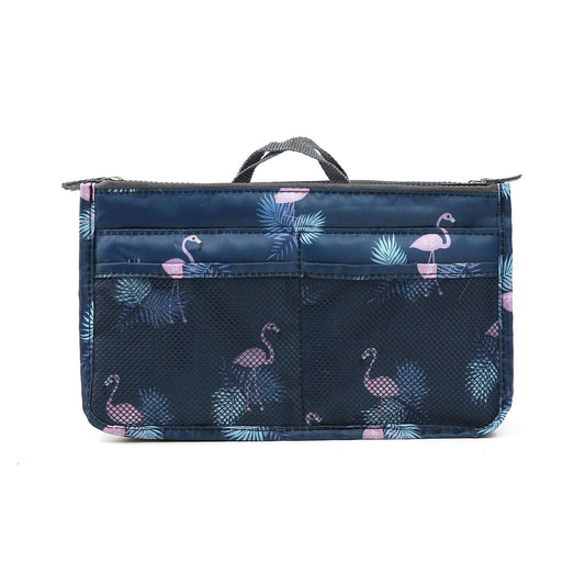 Bag in Bag Handväskinsats Väskinsats Flamingo Mörk Blå Generic