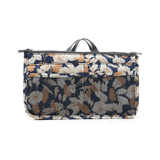 Bag in Bag Handväskinsats Väskinsats Blomma Beige Generic