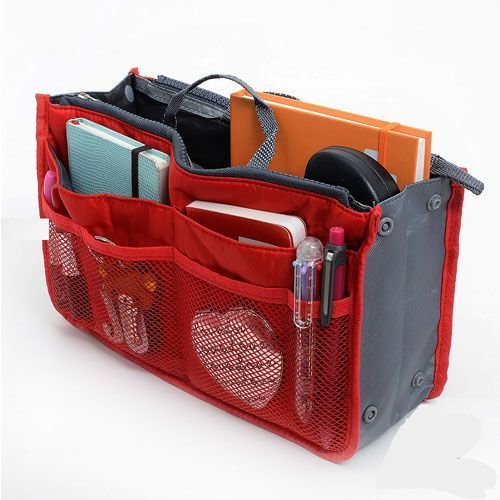 Bag in Bag Handväskinsats Väskinsats Röd Generic