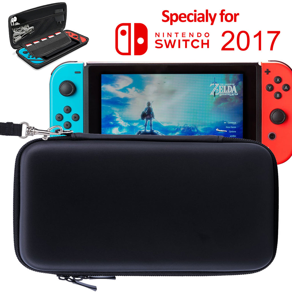 Hård Förvaringsväska, Fodral Kompatibel med Nintendo Switch, Svart Generic