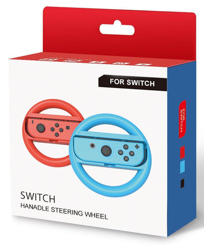Joy-Con Wheel 2st Blå&Rosa Kompatibel med Nintendo Switch Generic