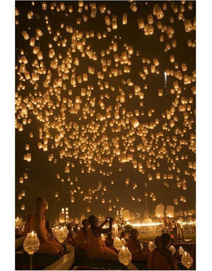 Khom Loy / Svävande ljuslykta 10pack Generic