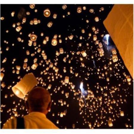 Khom Loy / Svävande ljuslykta 10pack Generic