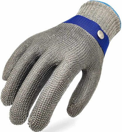 L 1X Metallhandske rostfritt stål nivå 5 Generic