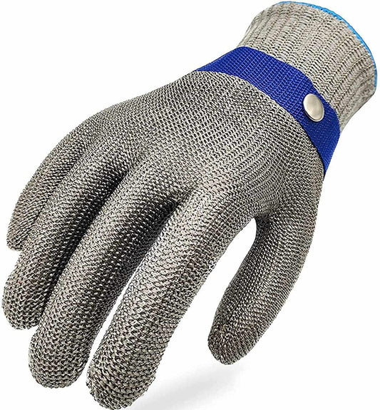 L 1X Metallhandske rostfritt stål nivå 5 Generic