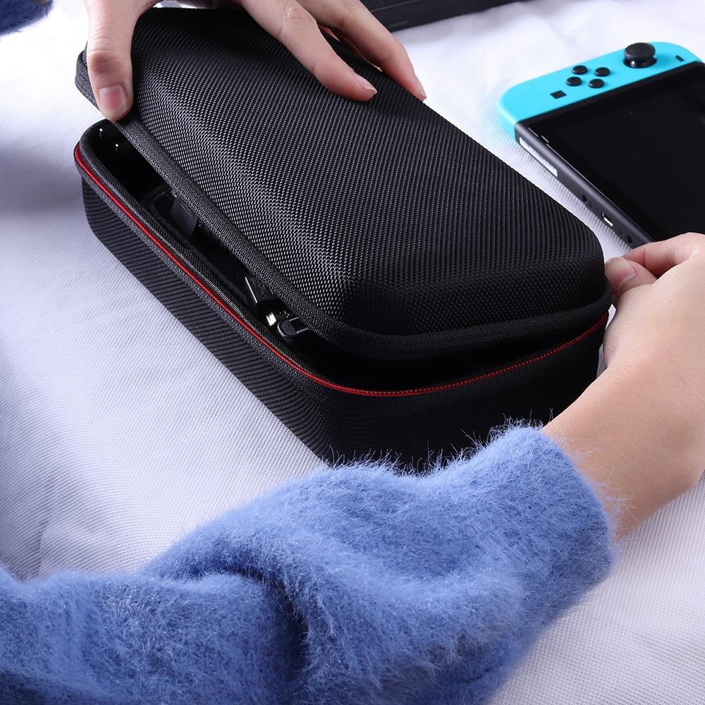 Stor Svart Hård Förvaringsväska, Fodral Kompatibel med Nintendo Switch Generic
