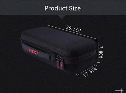 Stor Svart Hård Förvaringsväska, Fodral Kompatibel med Nintendo Switch Generic
