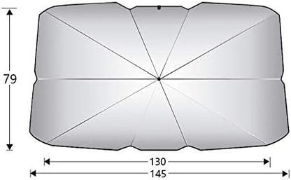 Large Smart Solskydd, UV Skydd, Värmeskydd, Vindruta, Paraply Generic