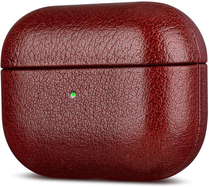 Läder Fodral för Apple Airpods Pro 2 - Mörkbrun Generic