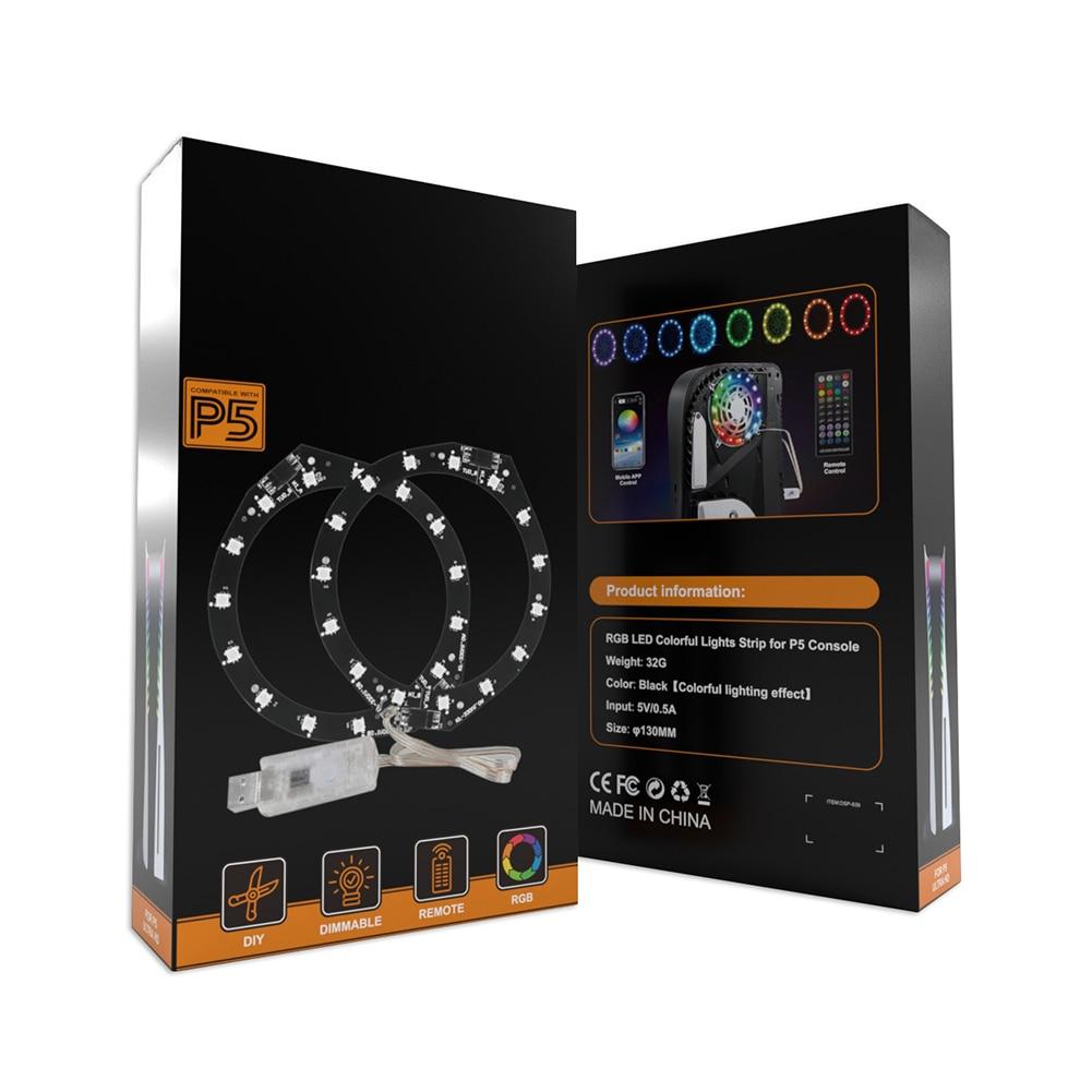 Led Ring Till Playstation 5 PS5 App styrt + Fjärrkontroll Generic