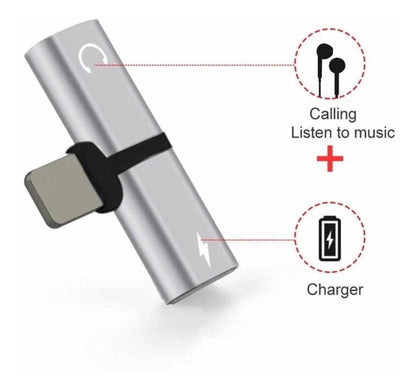 Lightning T splitter Audio & laddning Adapter Generic