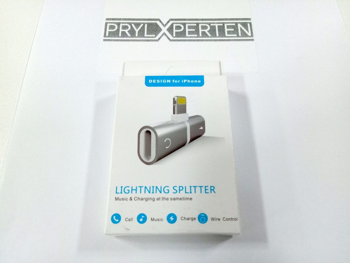 Lightning T splitter Audio & laddning Adapter Generic