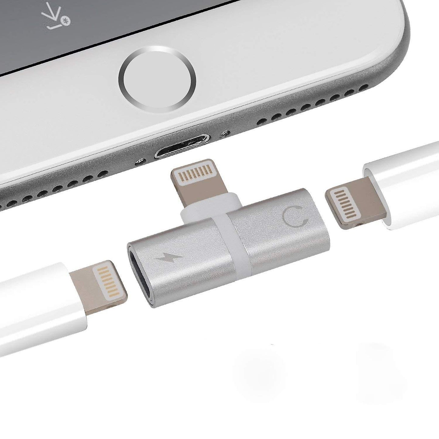 Lightning T splitter Audio & laddning Adapter Generic