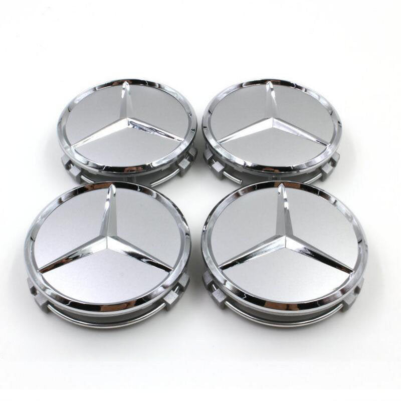 MB01 - 75MM 4-pack Centrumkåpor Mercedes Benz Generic