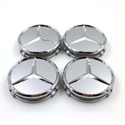 MB01 - 75MM 4-pack Centrumkåpor Mercedes Benz Generic