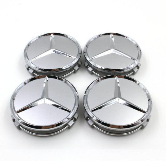 MB01 - 75MM 4-pack Centrumkåpor Mercedes Benz Generic
