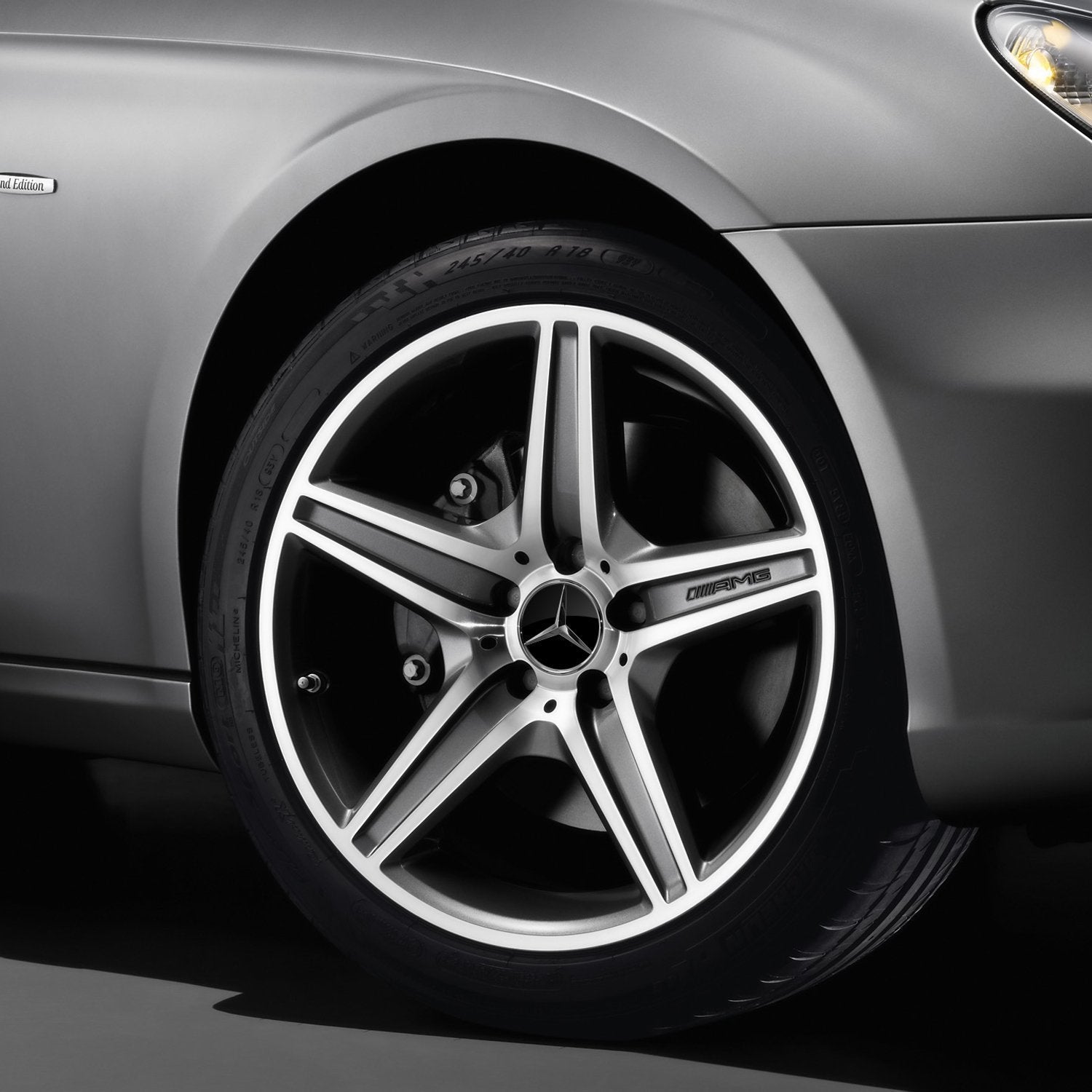 MB03 - 75MM 4-pack Centrumkåpor Mercedes Benz Generic