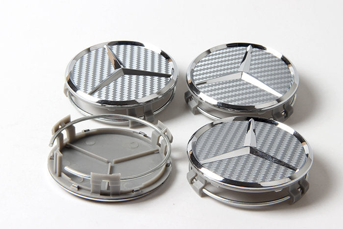 MB08 - 75MM 4-pack Centrumkåpor Mercedes Benz Generic