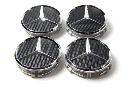 MB09 - 75MM 4-pack Centrumkåpor Mercedes Benz Generic