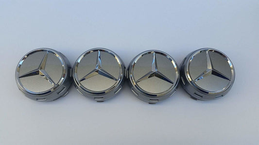 MB33 - 75MM 4-pack Centrumkåpor Mercedes Benz Generic