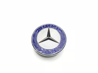 Mercedes-Benz motorhuv Emblem Blå 57mm Generic
