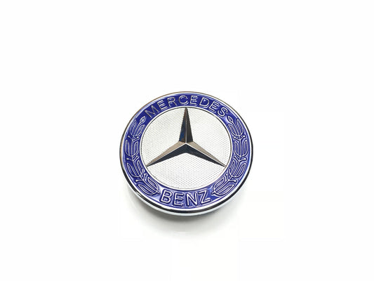Mercedes-Benz motorhuv Emblem Blå 57mm Generic