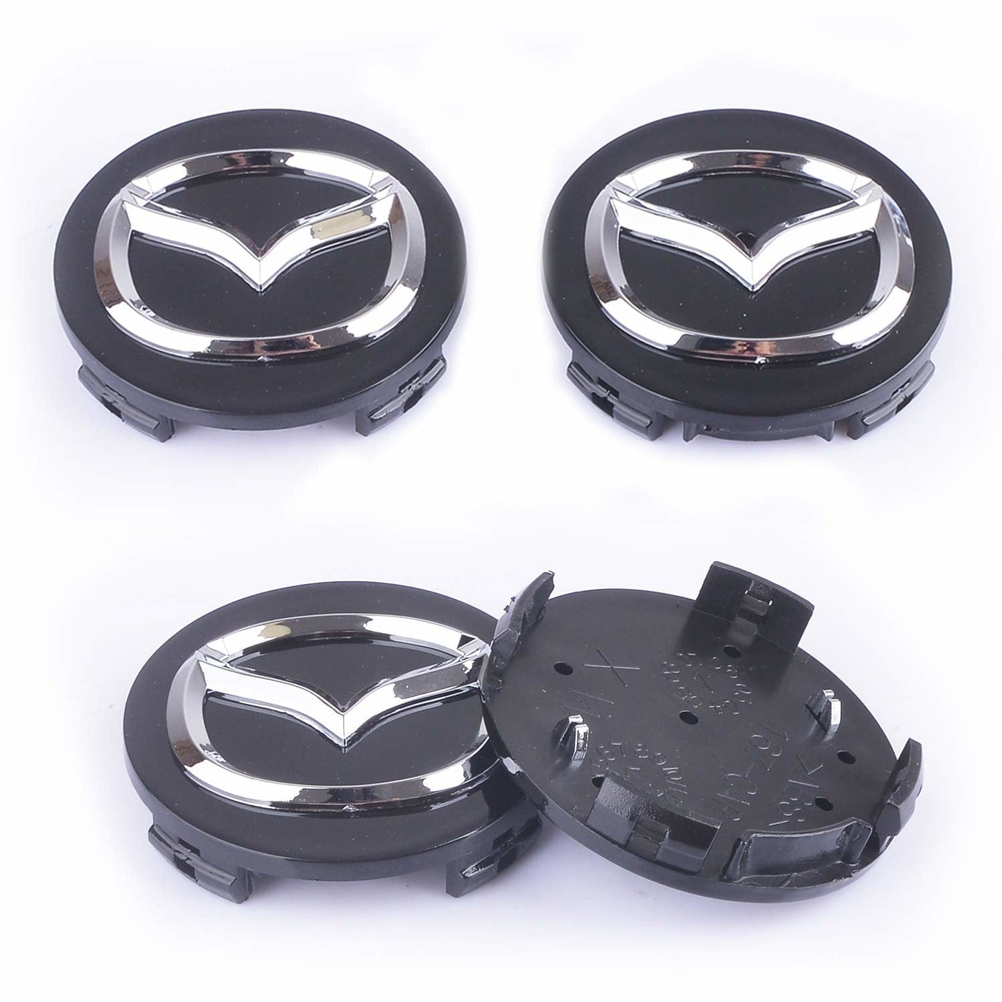 Mazda02 - 56MM 4-pack Centrumkåpor Mazda Generic