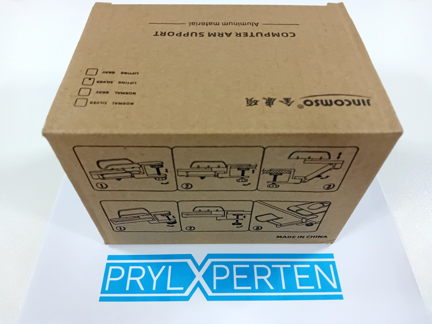 Rörligt Underarmsstöd Justerbart Aluminium Silver Generic